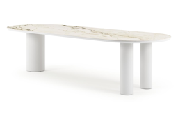 Ovale- Lg. 300 x Lrg. 110 x Haut. 74 cm