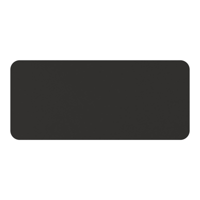 Orso tuintafel rechthoekig afgerond in zwart aluminium en volkeramiek zwart - L 180 x B 80 x H 75 cm