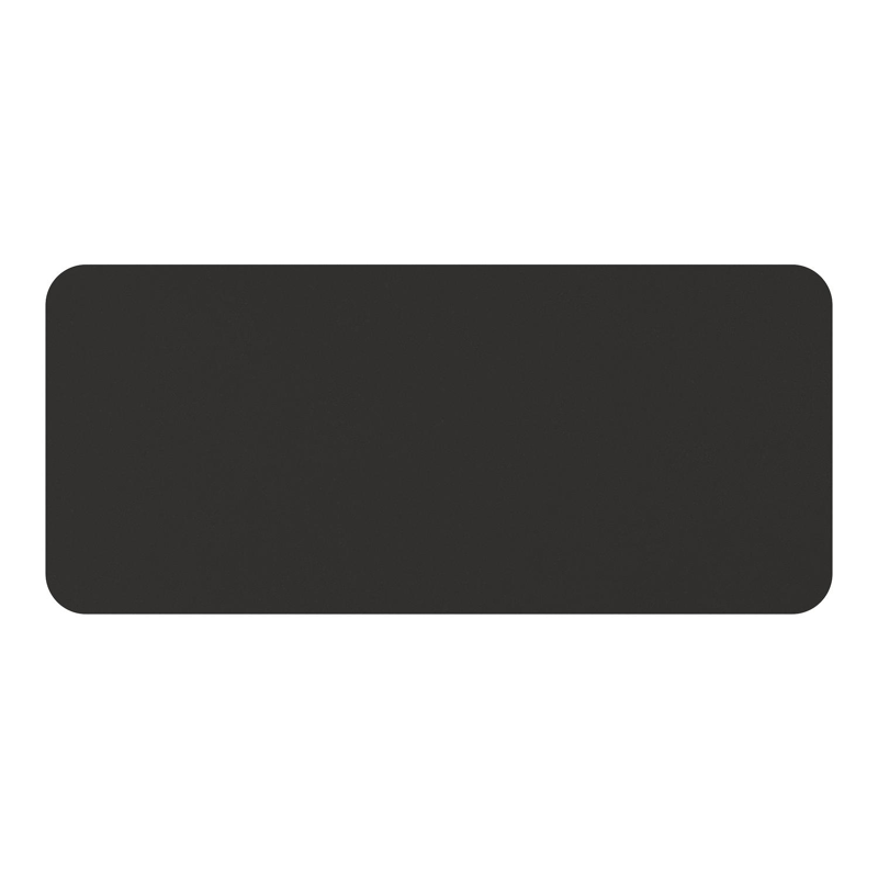 Orso tuintafel rechthoekig afgerond in zwart aluminium en volkeramiek zwart - L 180 x B 80 x H 75 cm