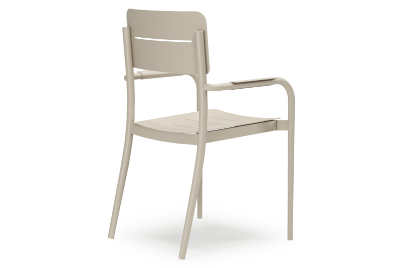 Salto tuinstoel in beige aluminium