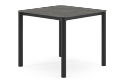 Afgerond vierkant - L 90 x B 90 x H 75 cm