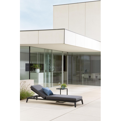 Ligbedkussen in All Weather Sunbrella® Premium natte sooty