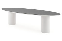 Ovaal - L 320 x B 130 x H 73.5 cm