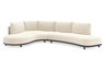 Chaise longue rechts + 2-zit organisch