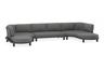chaise longue - 2-zit - chaise longue