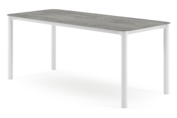 Rechthoekig afgerond - L 200 x B 80 x H 75 cm