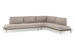 Chaise longue gauche + 2-pl