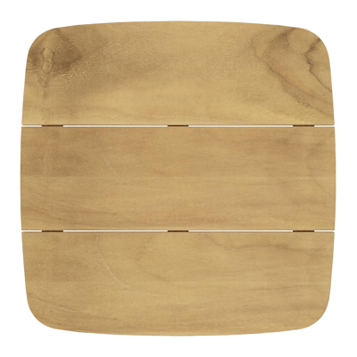 Table basse Lacrima en teck - Lg 90 x larg. 90 x H 37 cm