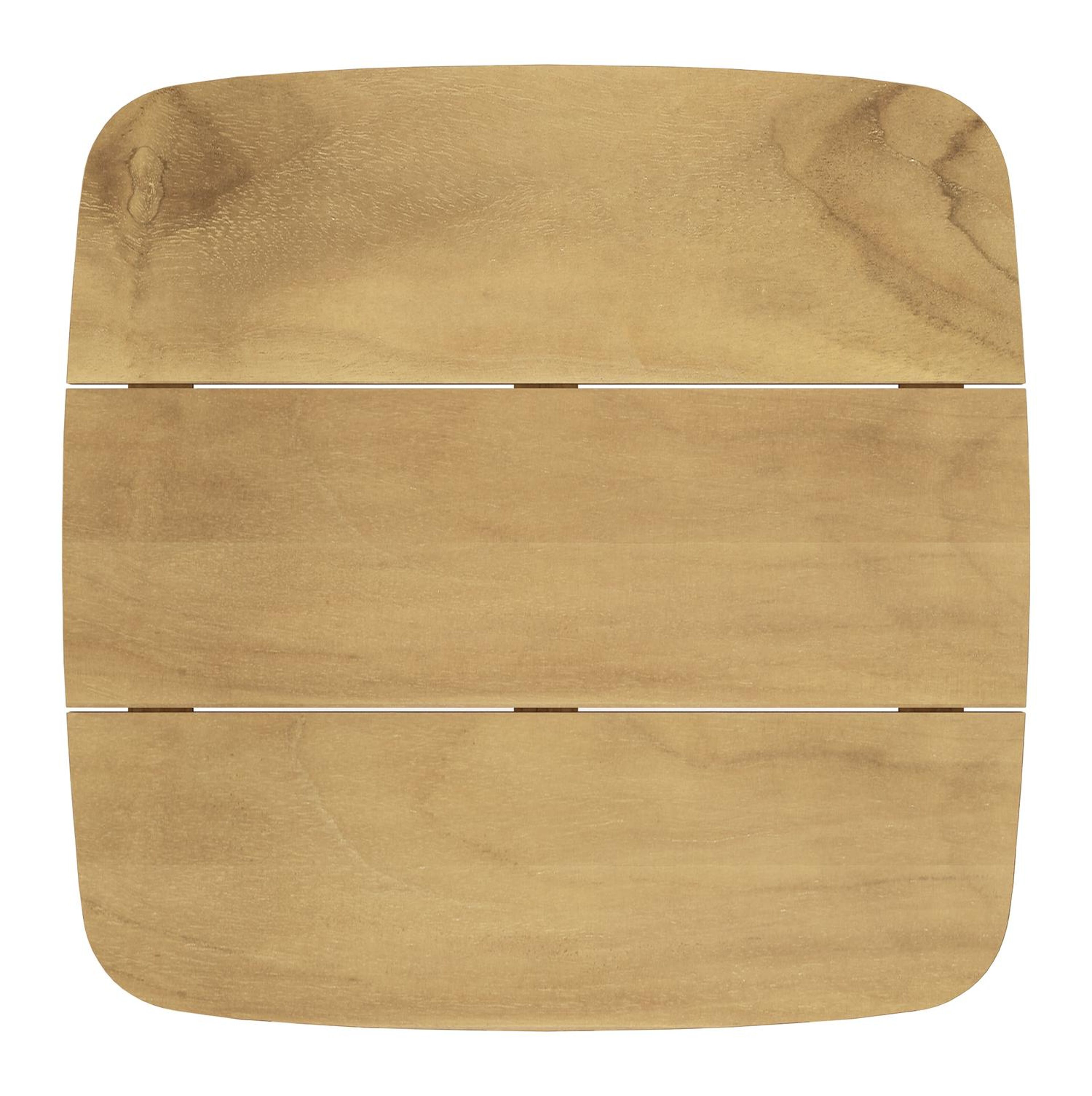 Table basse Lacrima en teck - Lg. 90 x Lrg. 90 x Haut. 37 cm