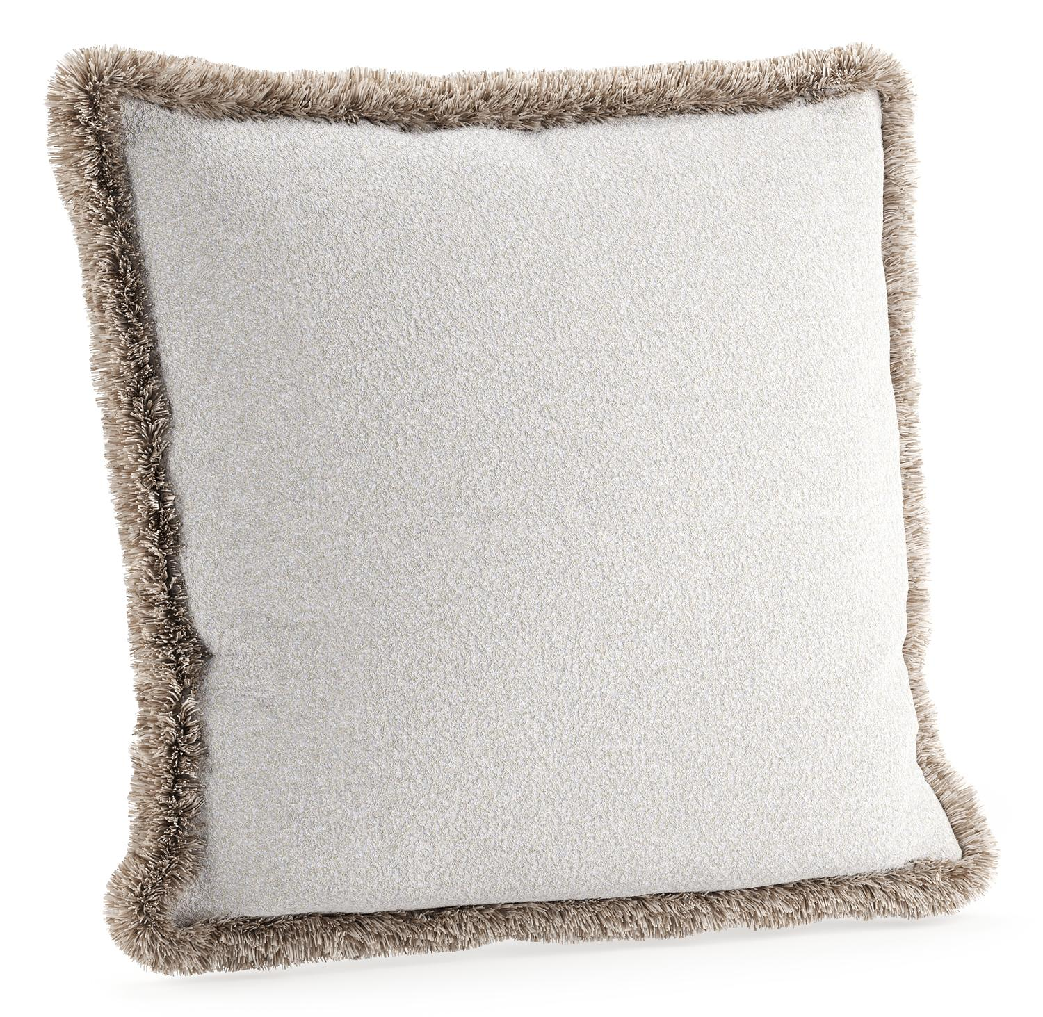 Sierkussen met franjes 45 x 45 cm in all weather solica soul optik