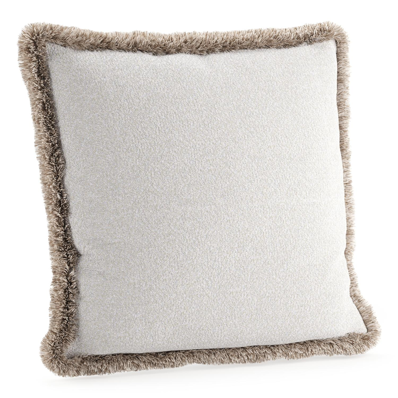 Sierkussen met franjes 45 x 45 cm in all weather solica soul optik