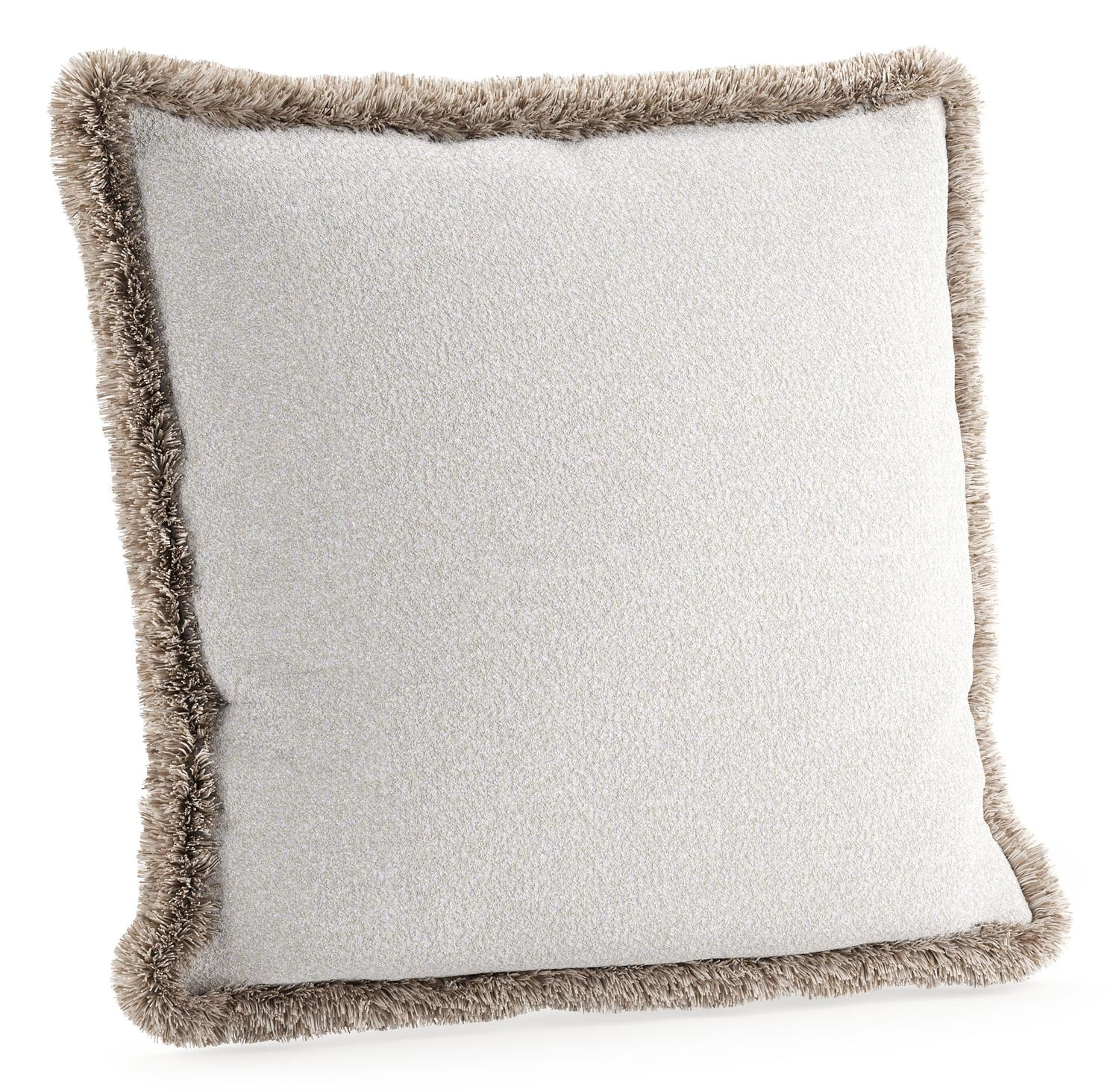 Sierkussen met franjes 45 x 45 cm in all weather solica soul optik