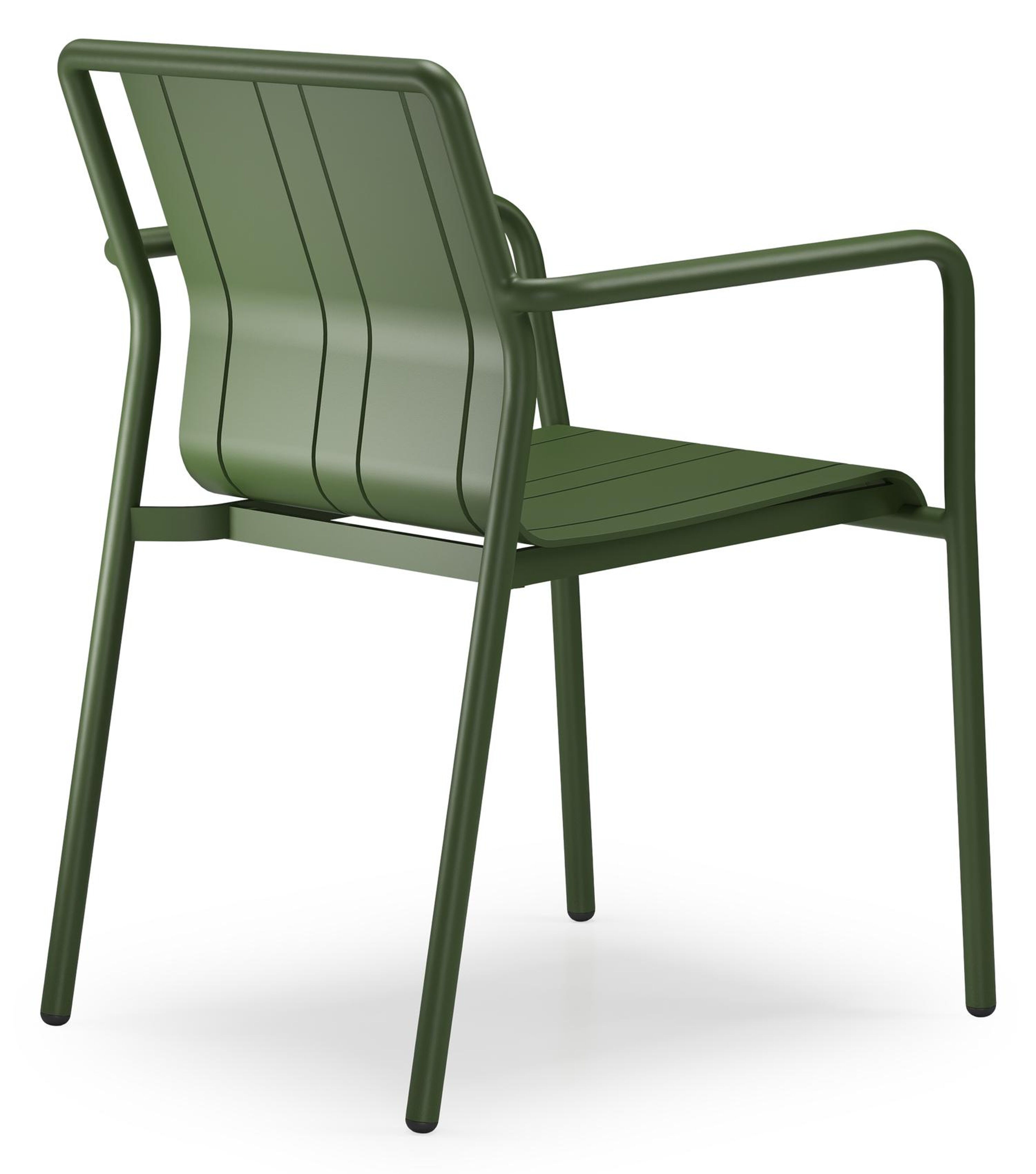 Bolito tuinstoel in groen aluminium