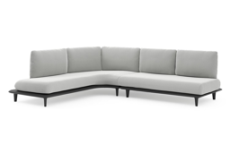 Chaise longue droite + 2-pl