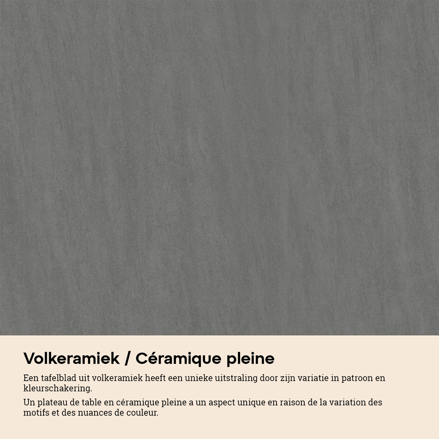 Table de basse Amico bombo en aluminium blanc et céramique pleine Basalt Black - Lg. 171 x Lrg. 89 x Haut. 24 cm