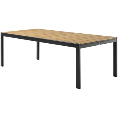 Tafelblad in teak - Naturel - L 240  x B 100 cm