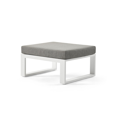 Livo loungeset in wit aluminium met grijs weather+ softtouch kussens