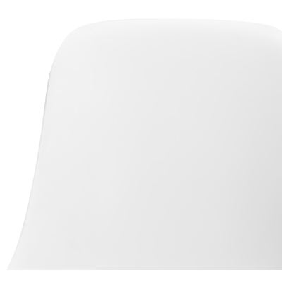 Chaise de jardin Viresa-Nano in aluminium blanc et matière synthétique blanc