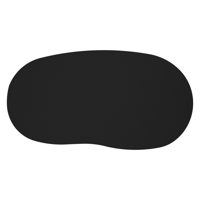 Amico loungetafel organisch in zwart aluminium en volkeramiek Nero Black - L 170 x B 91 x H 25 cm