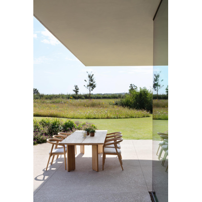 Trentino tuintafel in teak - L 256 x B 110 x H 75 cm