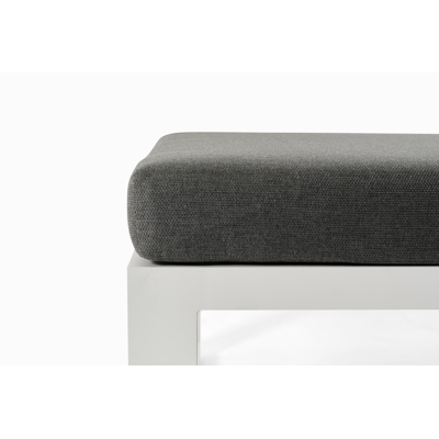 Livo loungeset in wit aluminium met grijs weather+ softtouch kussens