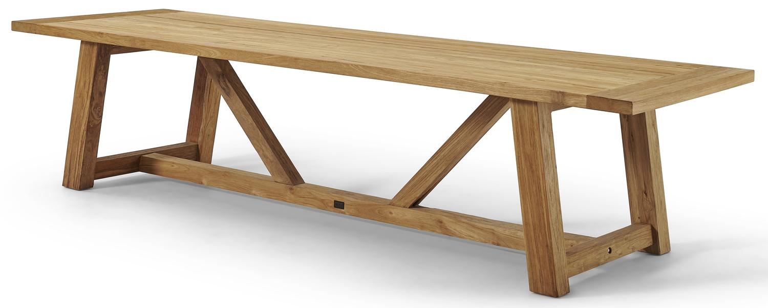 Beauville tuintafel in gerecycleerde teak - L 330 x B 100 x H 76 cm