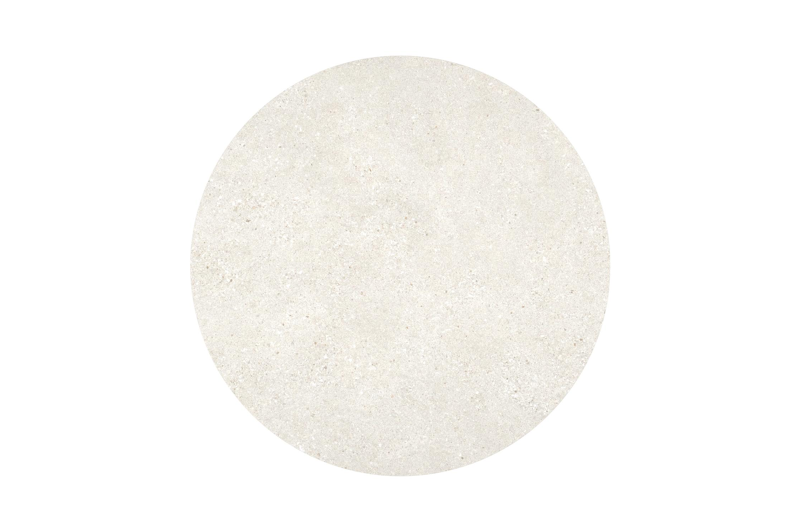 Fano tuintafel in wit aluminium en volkeramiek shilin - Dia. 110 x H 75 cm