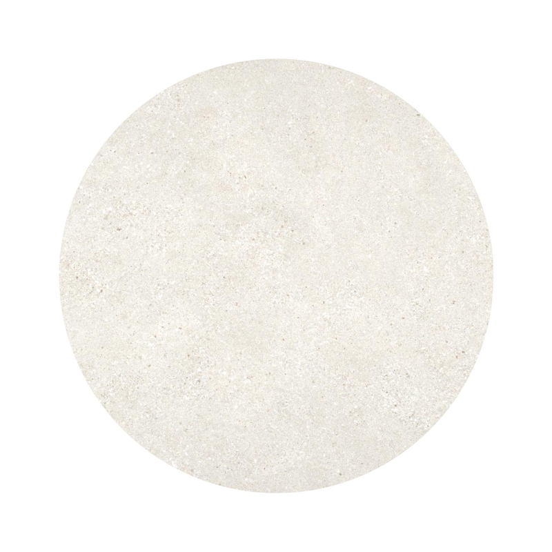 Fano tuintafel in wit aluminium en volkeramiek shilin - Dia. 110 x H 75 cm