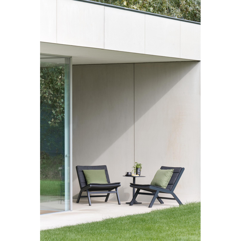 Cordoba loungekussen 1-zit in weather+ softtouch zwart