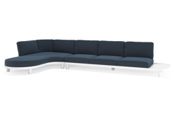 Chaise longue droite + 3 places