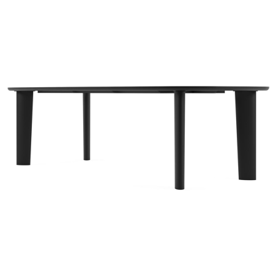 Amico tuintafel bombo in zwart aluminium en volkeramiek Taj Mahal - L 270 x B 125 x H 73.5 cm