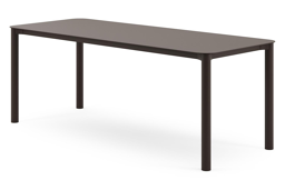 Rechthoekig afgerond - L 200 x B 80 x H 75 cm