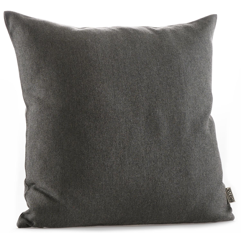 Coussin déco 55 x 55 cm en all weather sunbrella® luxe natte dark taupe
