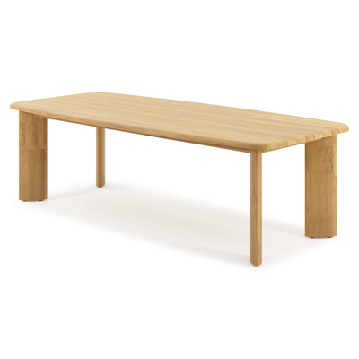 Gardo tuintafel bootvorm in teak - L 255 x B 115 x H 75 cm