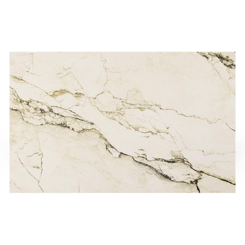 Como tuintafel rechthoekig in zwart aluminium en volkeramiek colorado dunes - L 160 x B 100 x H 75 cm