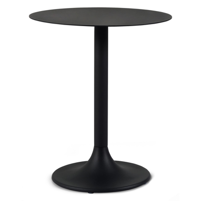 Litta bijzettafel in zwart aluminium - Dia. 43 x H 50 cm