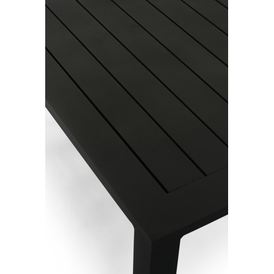 Cella loungeset in zwart aluminium met grijs weather+ softtouch kussens