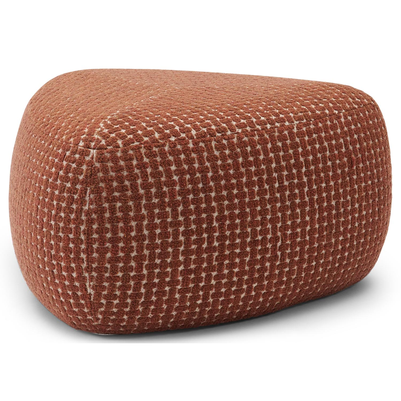 Masso poef in pebble rust all weather cosytica - B 60 x D 60 x H 35 cm