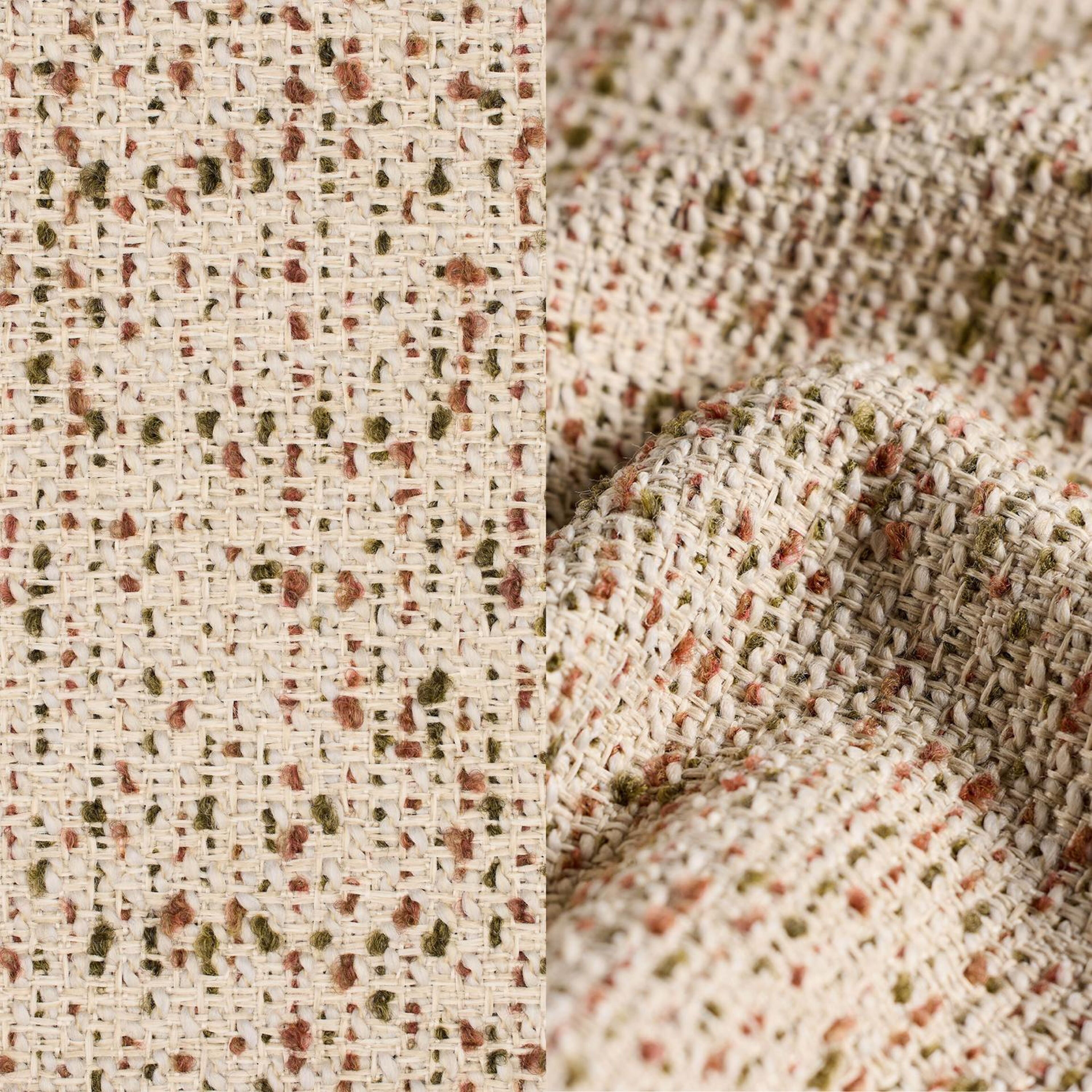 Canapé de jardin Orso en aluminium brun rouille en corde ronde tissée verticalement brun rouille et coussins en all weather cosytica Bora Jungle