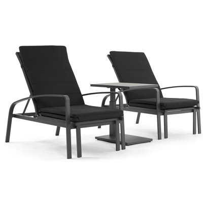 Asti ligbedkussen weather+ softtouch zwart