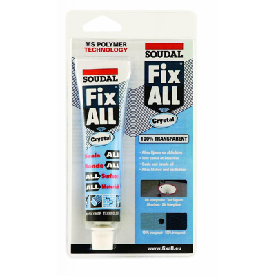 Soudal Fix-All Crystal adhésive tube