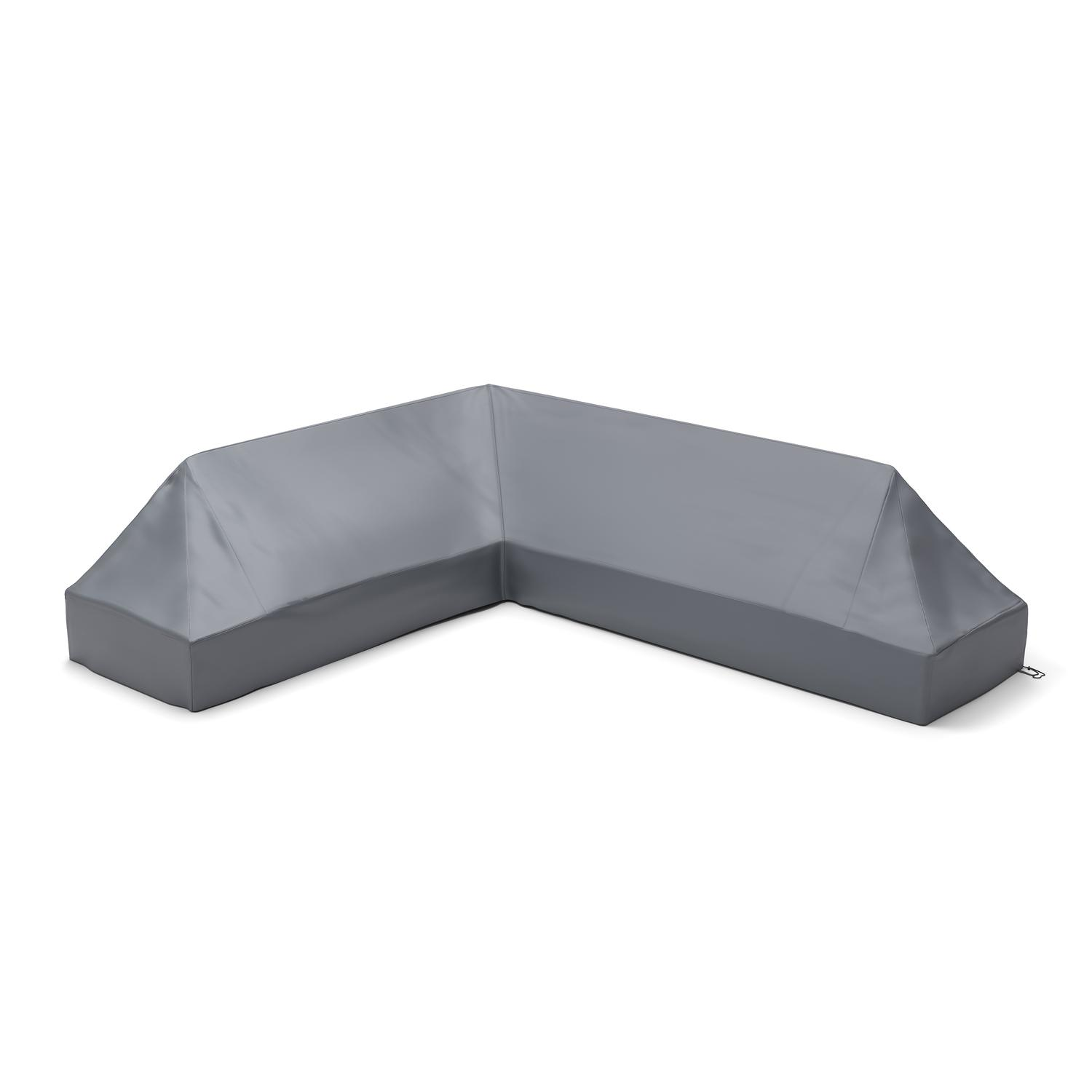 Housse de protection salon de jardin Bodino 3-pl gauche + coin + 2-pl - L1: 245 cm x L2: 317 cm x Larg: 76 cm x H: 68 cm