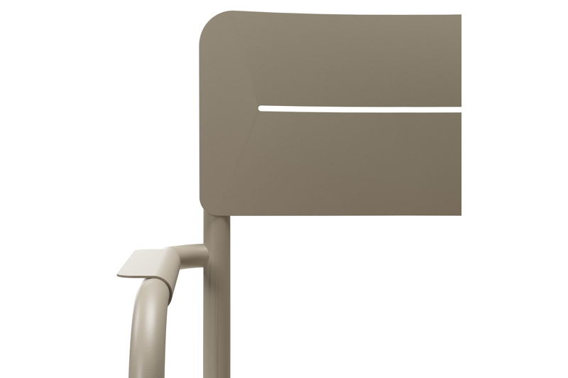 Salto tuinstoel in beige aluminium