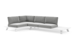 2-zit hoek links/rechts + 2-zit + zijtafel