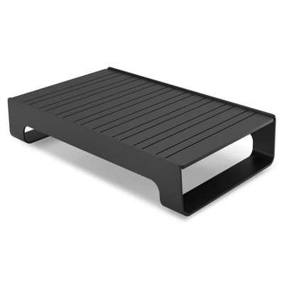 Atessa loungetafel in zwart aluminium - L 117,5 x B 70 x H 30 cm