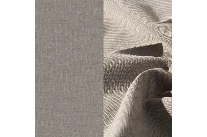 Mismo loungestoel in zwart aluminium met grijs weather+ softtouch kussens