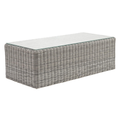 Borello loungeset grijs-grijs - wicker en weather+ softtouch - 7 personen