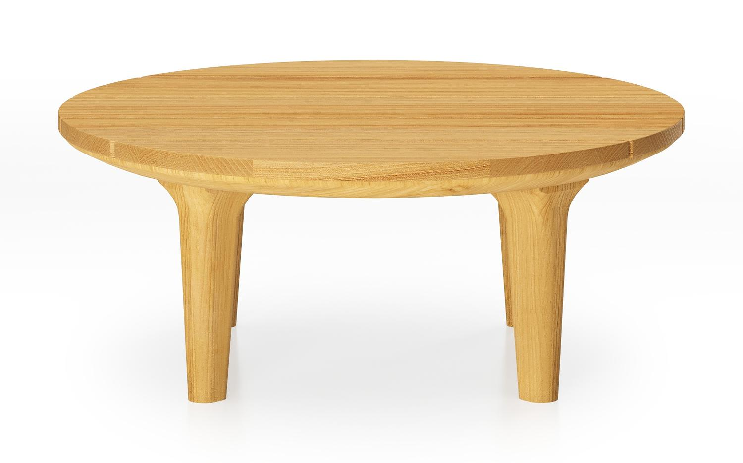 Table basse Bomero en teck - Diam. 65 x  Haut. 27cm
