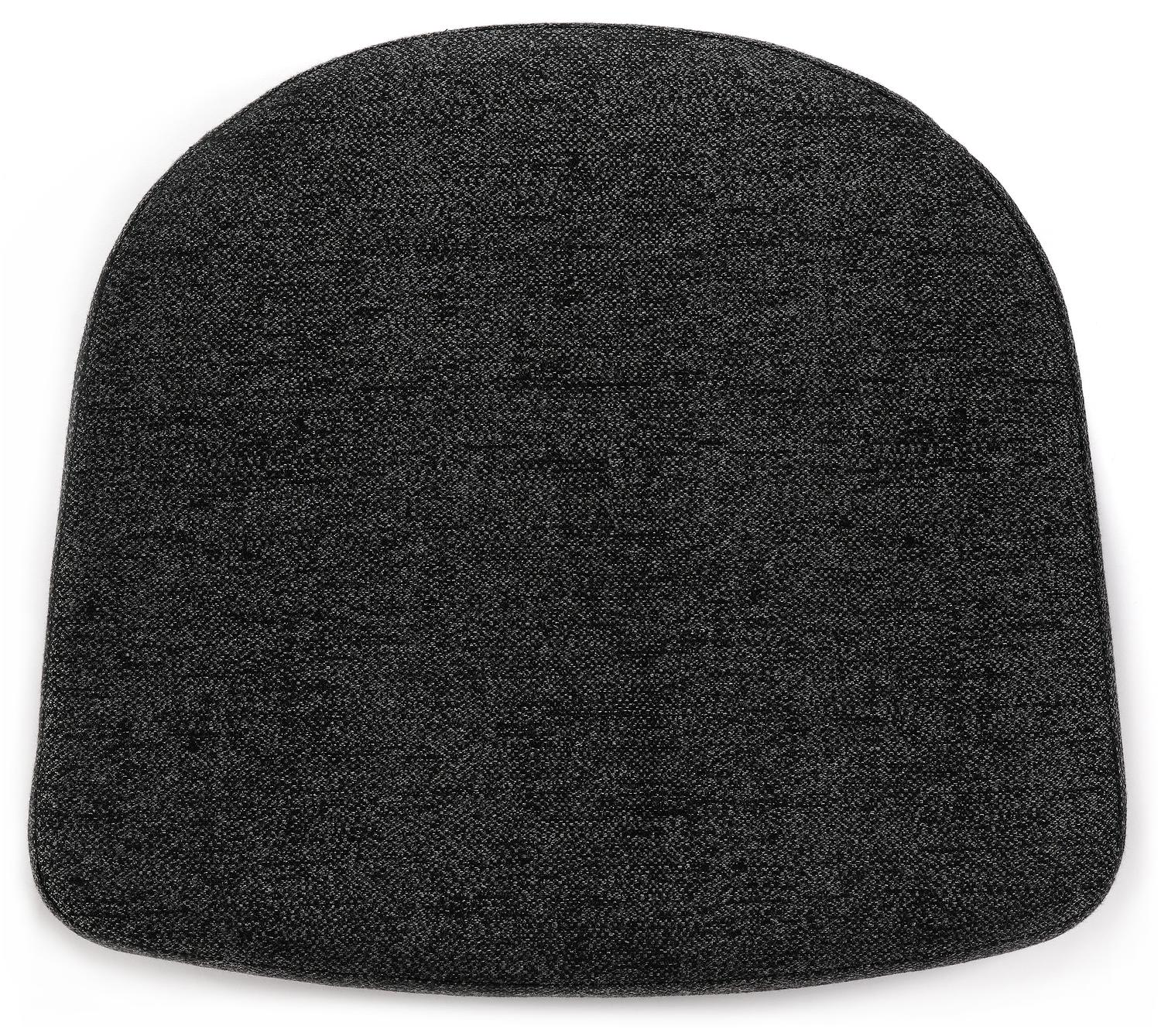 Lacrima tuinstoel in zwart aluminium en zwart verticaal geweven ronde rope met kussen in chartres sooty all weather sunbrella® luxe