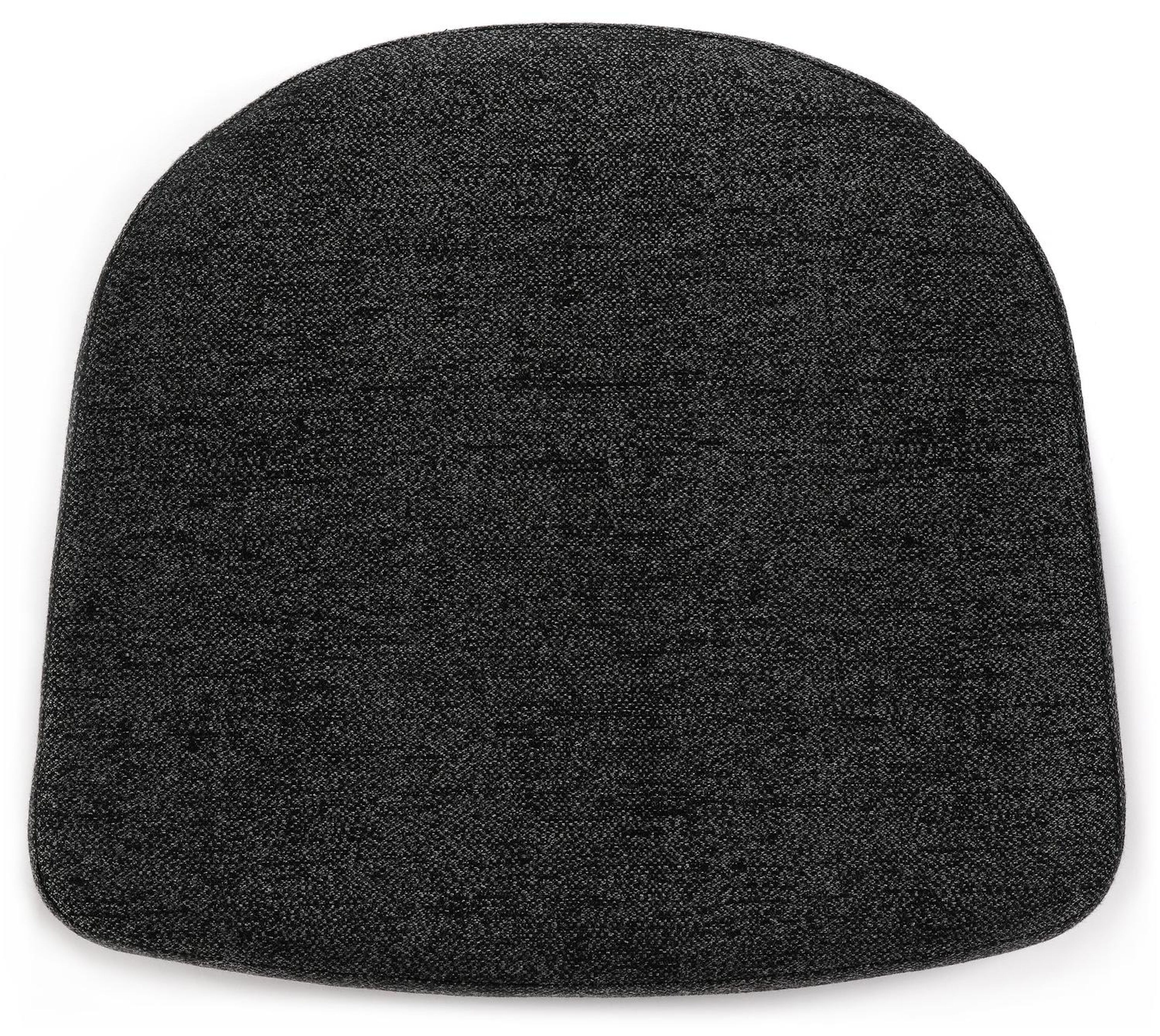 Lacrima tuinstoel in zwart aluminium en zwart verticaal geweven ronde rope met kussen in chartres sooty all weather sunbrella® luxe